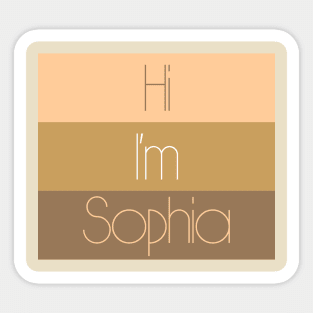 Sophia Sticker